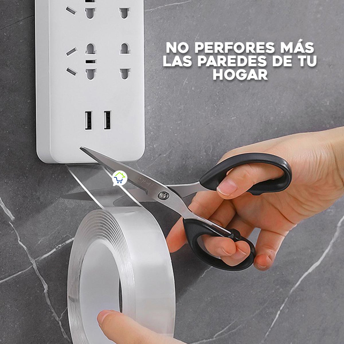 Miniatura 3 de Cinta Reutilizable Doble Cara 2m 2MTX3CM